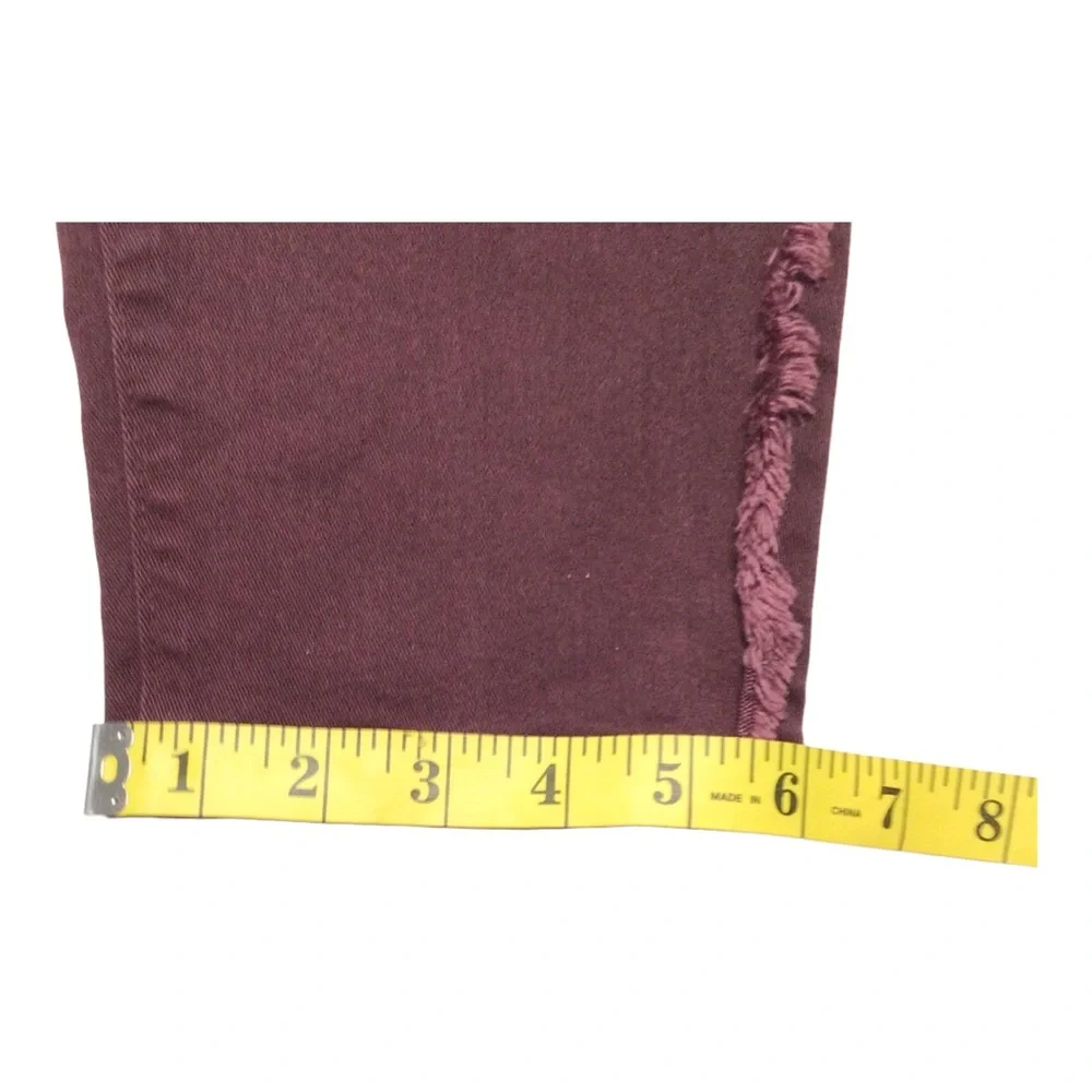 LOGO by Lori Goldstein Skinny Raw Side Hem Jeans Size 14 - Picture 10 of 10